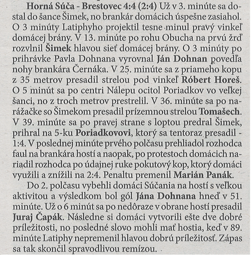 článok z novín