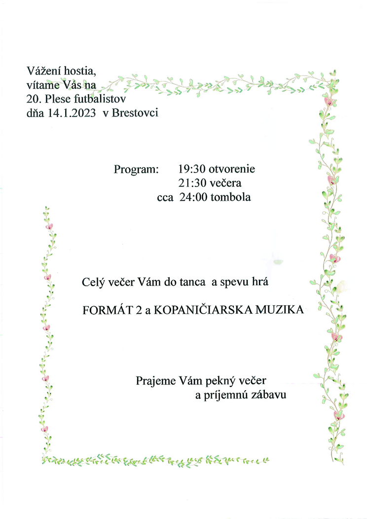 uvítací list