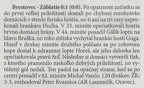 článok z novín