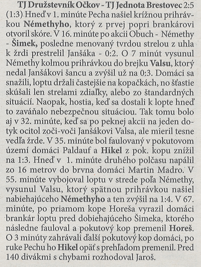 článok z novín