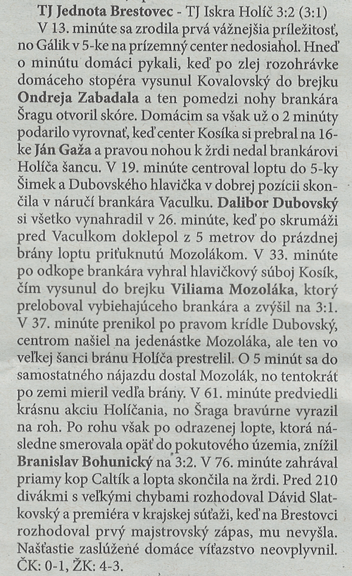 článok z novín