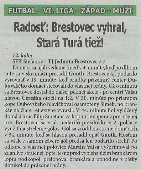 článok z novín