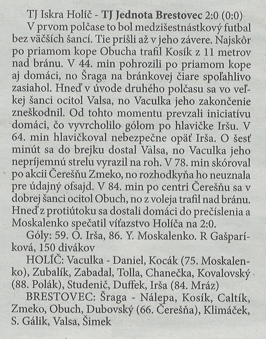 článok z novín