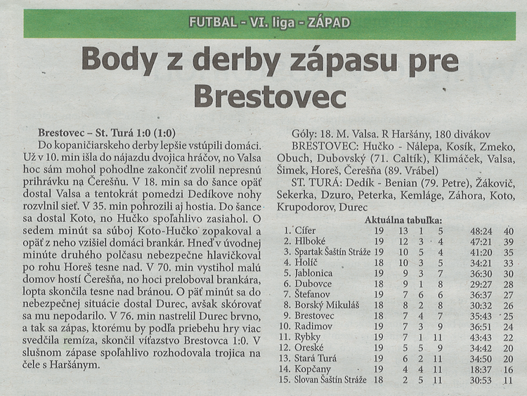 článok z novín