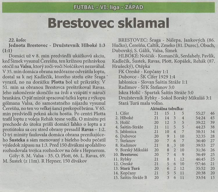 článok z novín