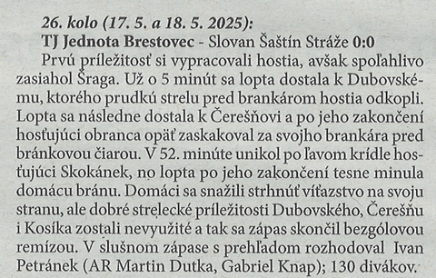 článok z novín