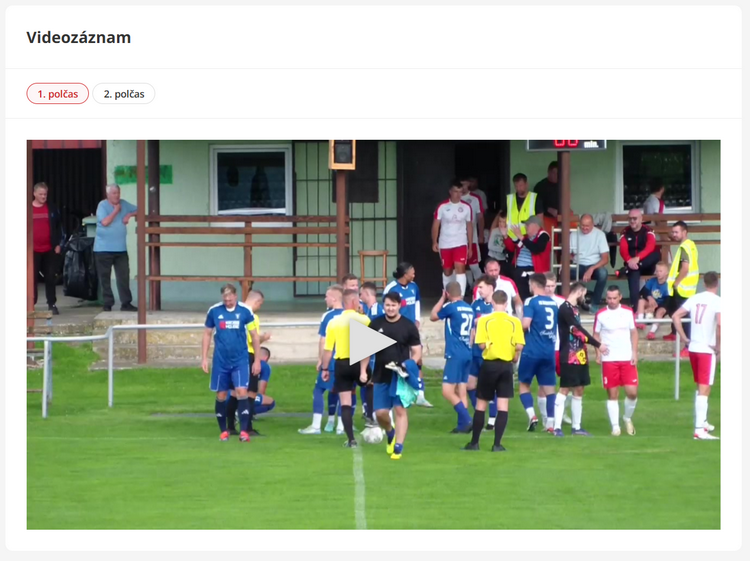 Videozáznam zo zápasu