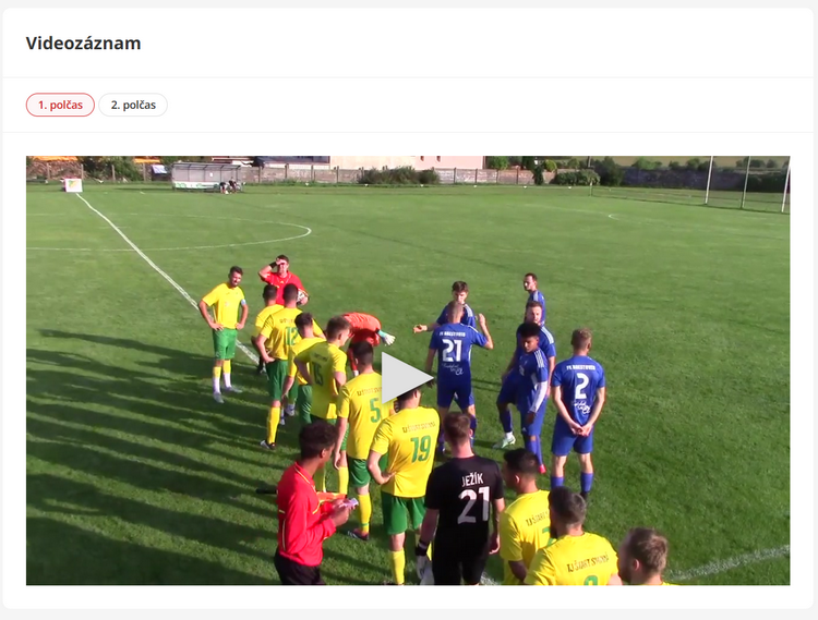 Videozáznam zo zápasu