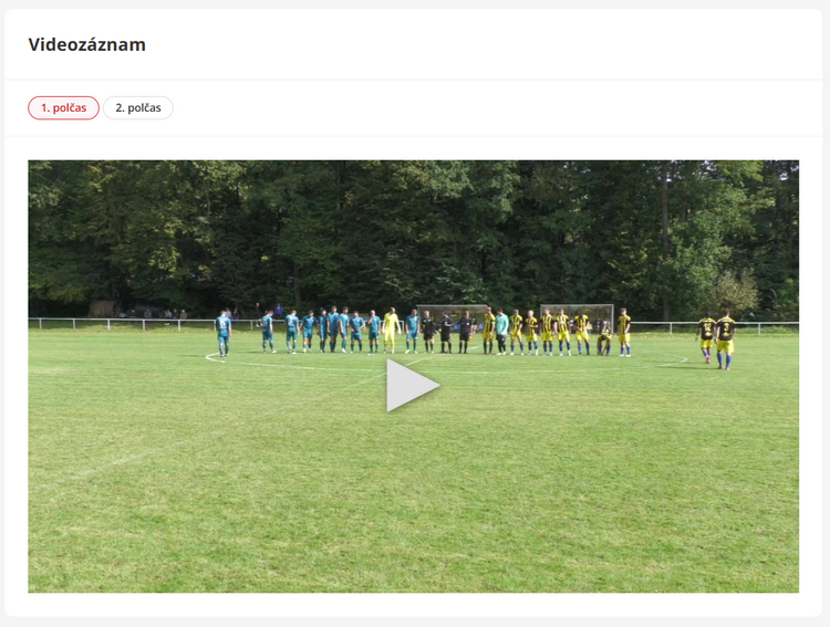 Videozáznam zo zápasu