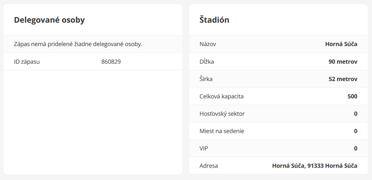 osoby a štadión