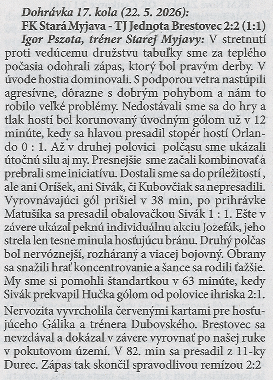 článok z novín
