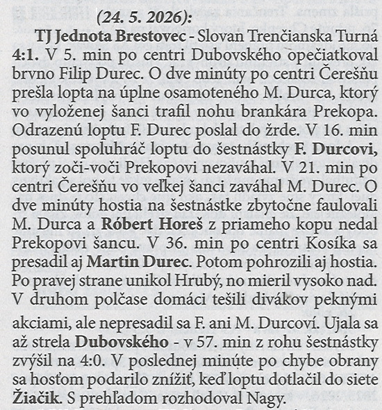 článok z novín