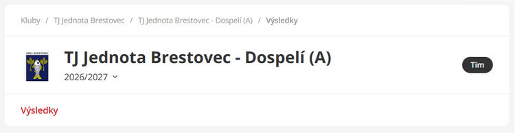 Aktuálny prehľad odohraných zápasov